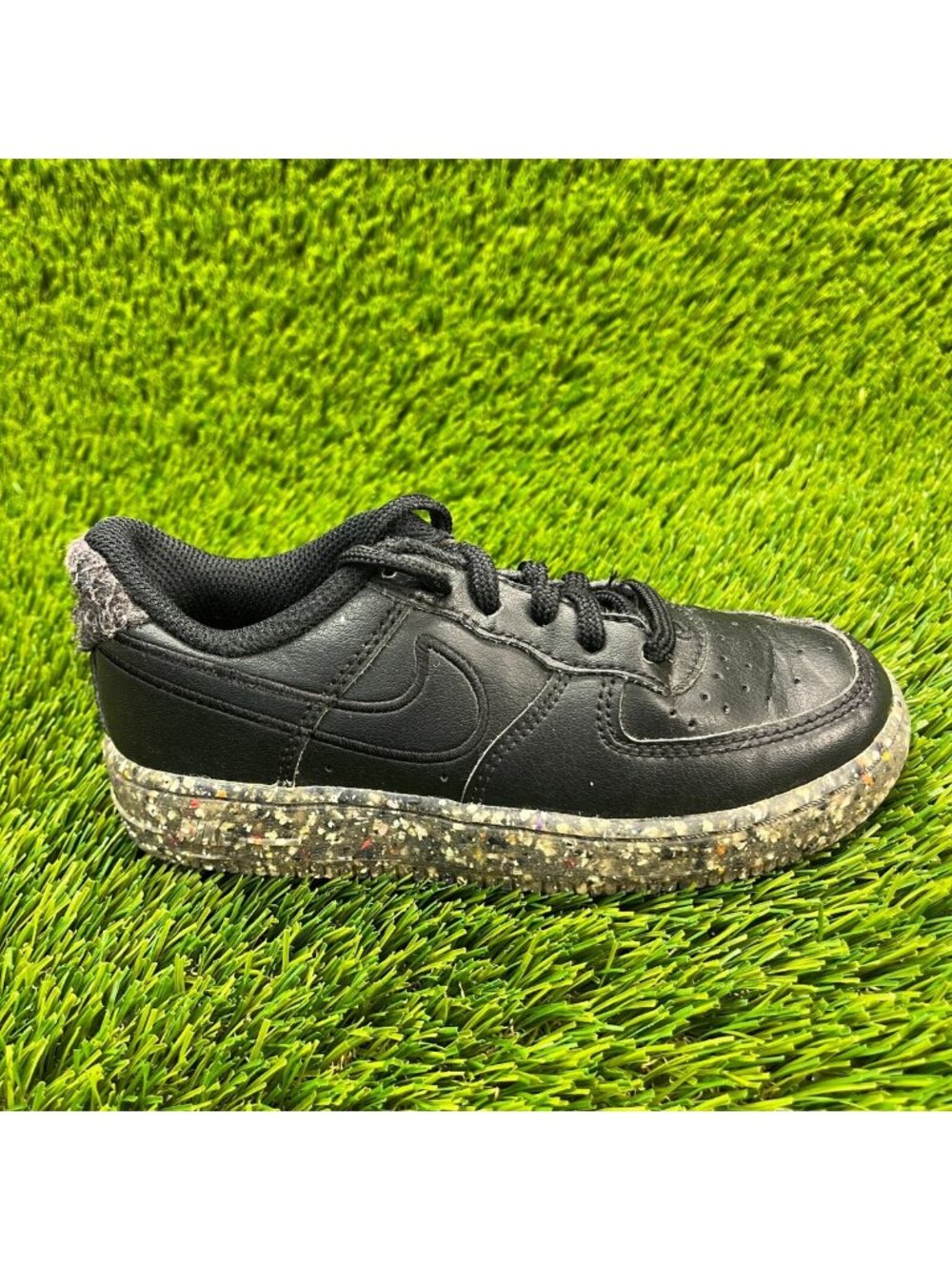 Nike Air Force 1 KSA Boys Size 11.5C‎ Black Athletic Basketball Shoes Sneakers